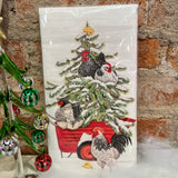 Christmas Farm Animal Tea Towels