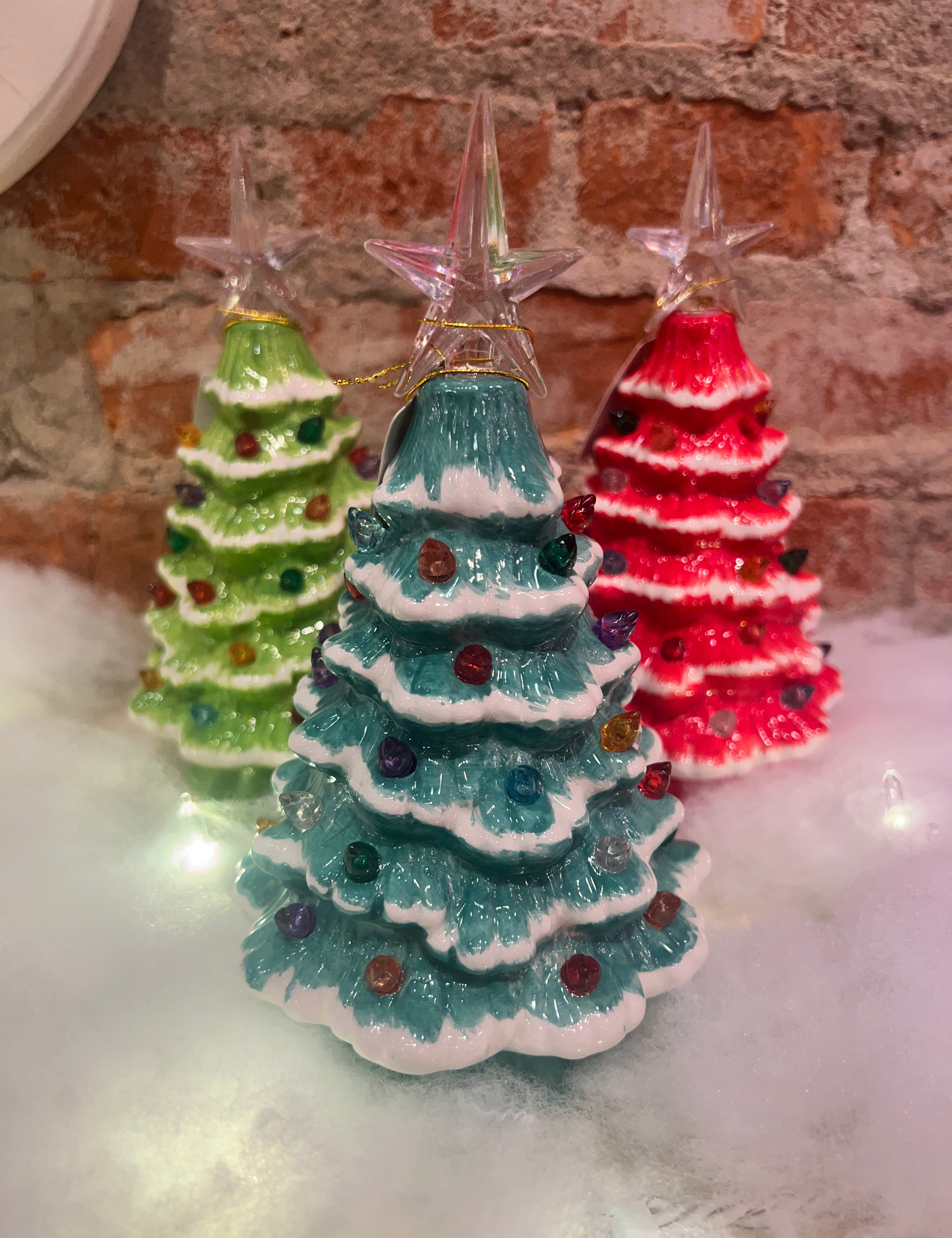 Colorful Lighted Christmas Tree