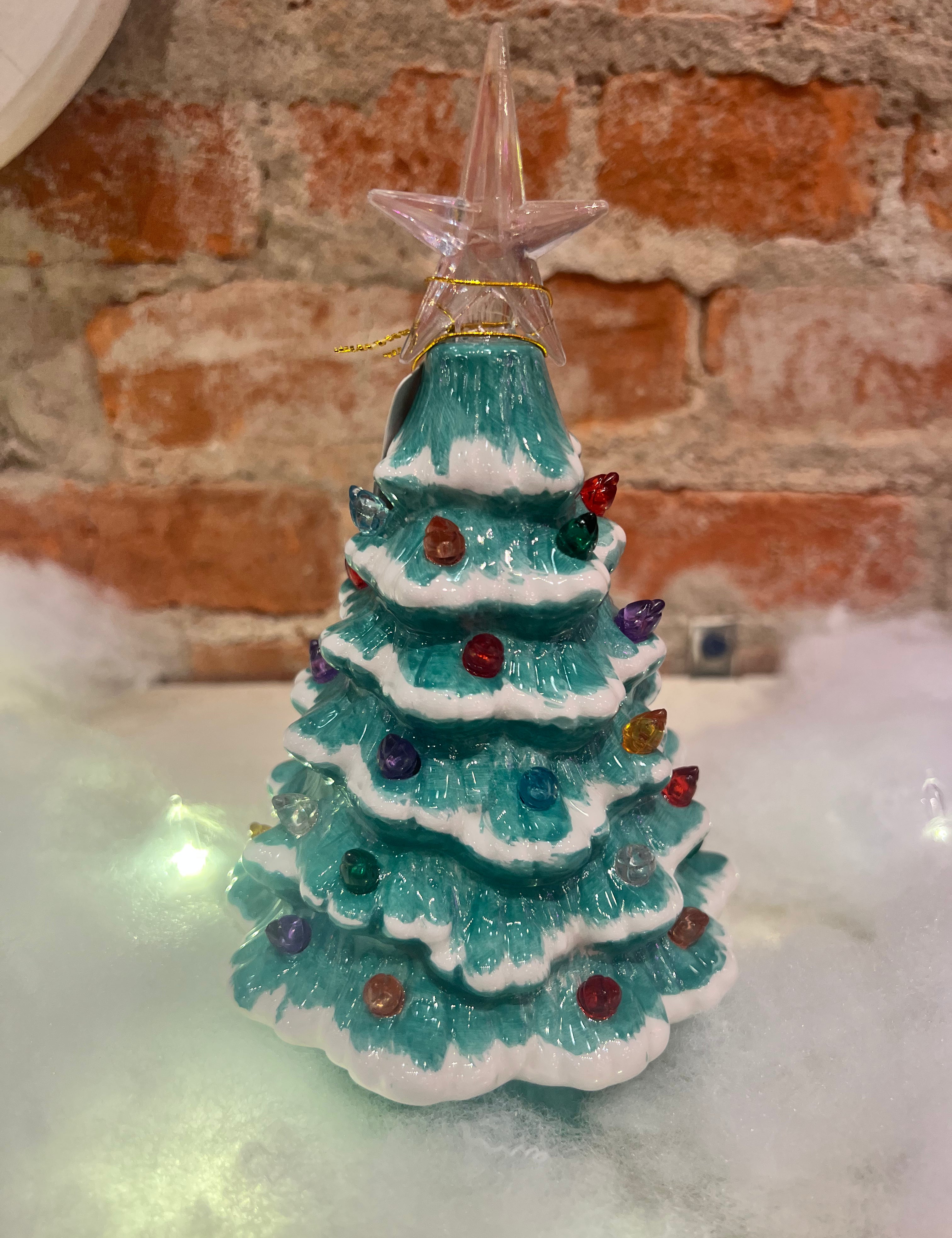 Colorful Lighted Christmas Tree