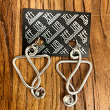 Classic Swirl Earrings by Jeff Lieb