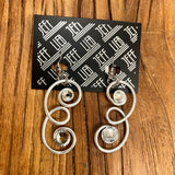 Classic Swirl Earrings by Jeff Lieb