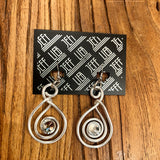 Classic Swirl Earrings by Jeff Lieb