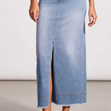 *Tribal - Full Length Denim Skirt