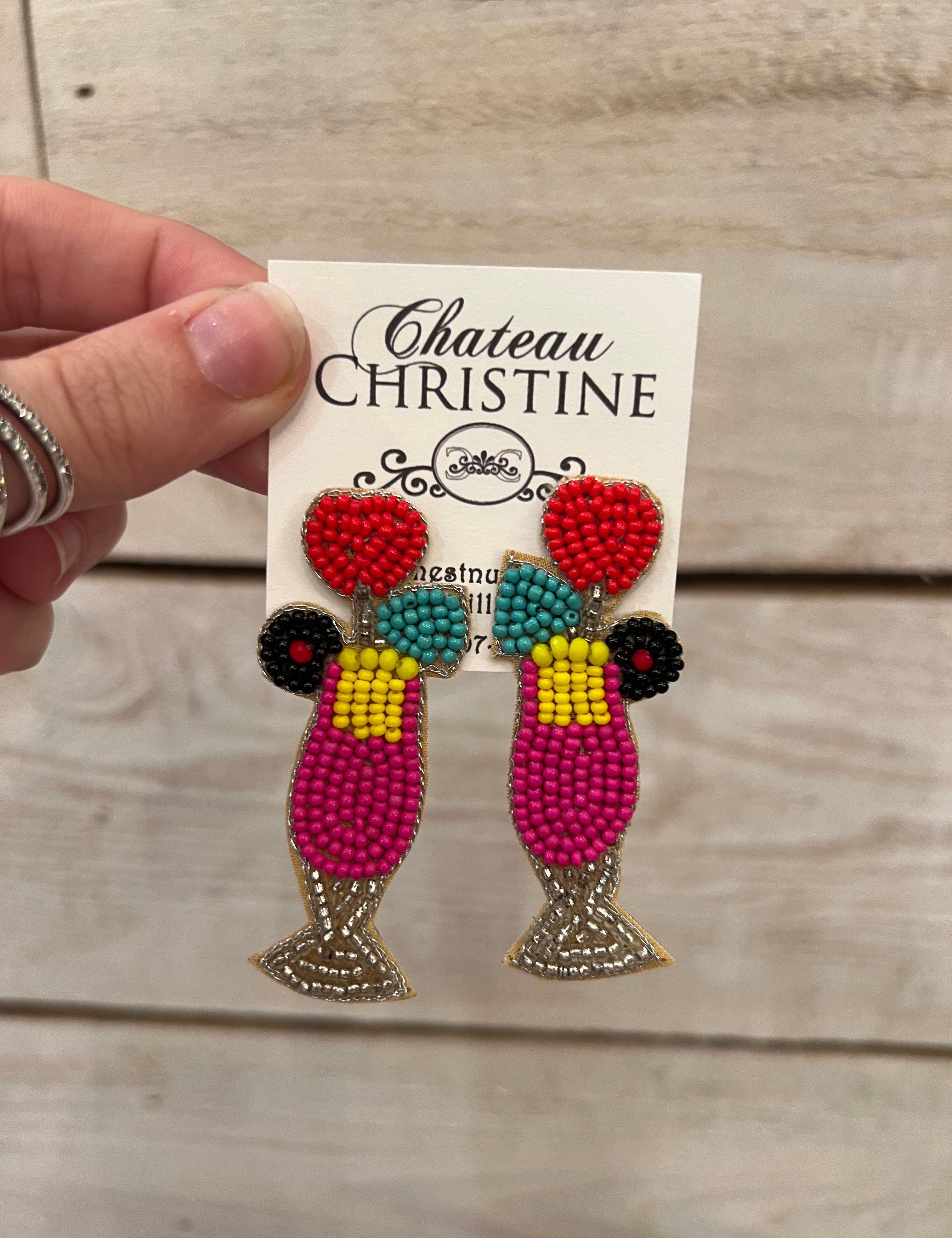 Pour Me A Drink Earring