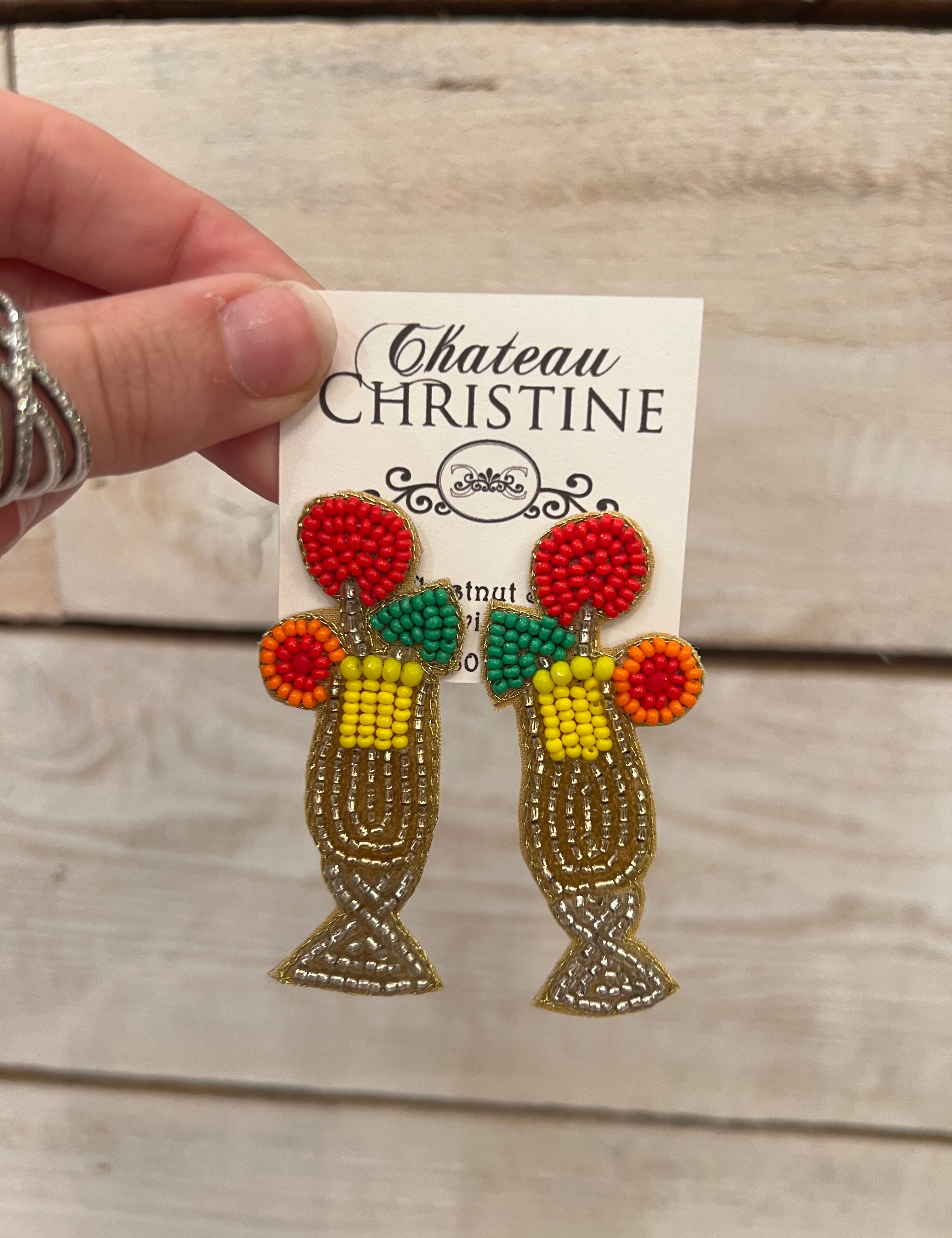 Pour Me A Drink Earring