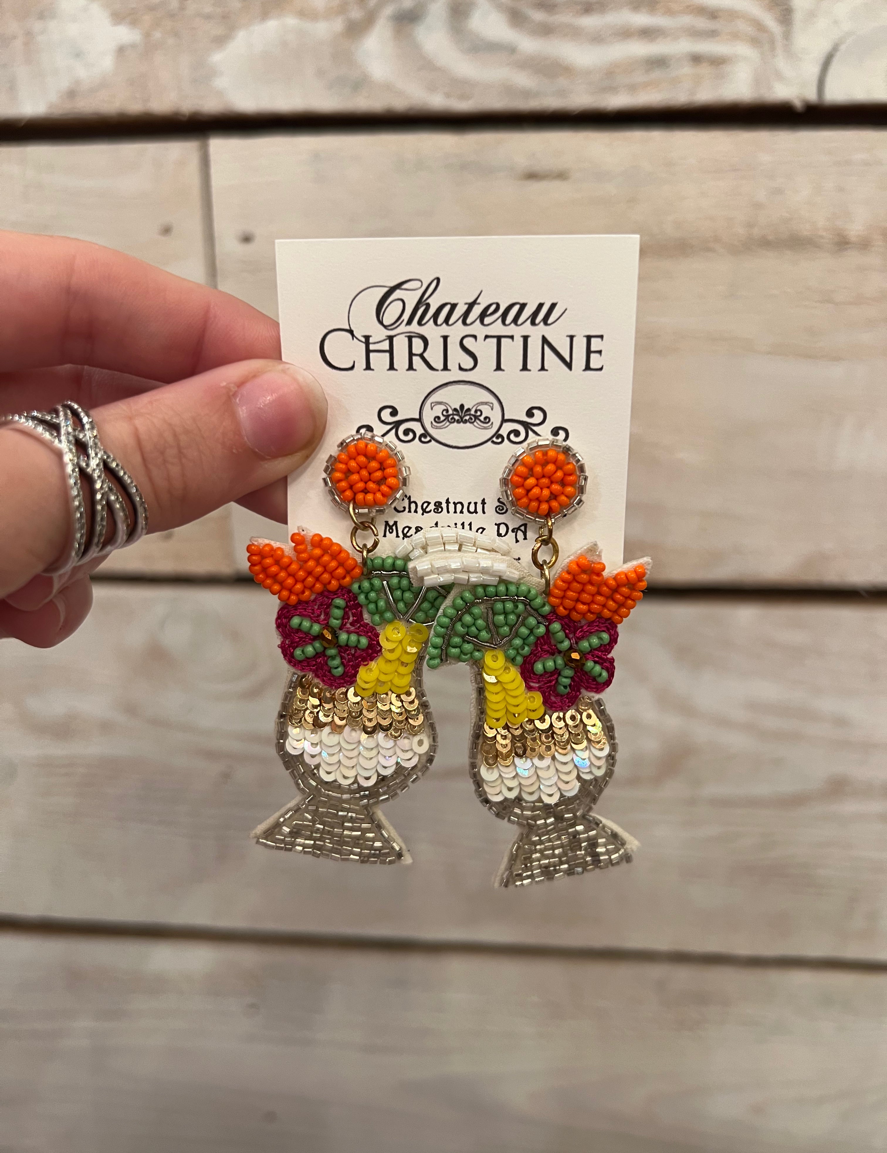 Malibu Dreams Beaded Earring