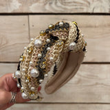 Neutral Lover Raffia Headband