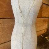 Teardrop Pearl Lariatt Necklace