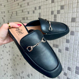 Corky's - Charmer Black Leather Mule