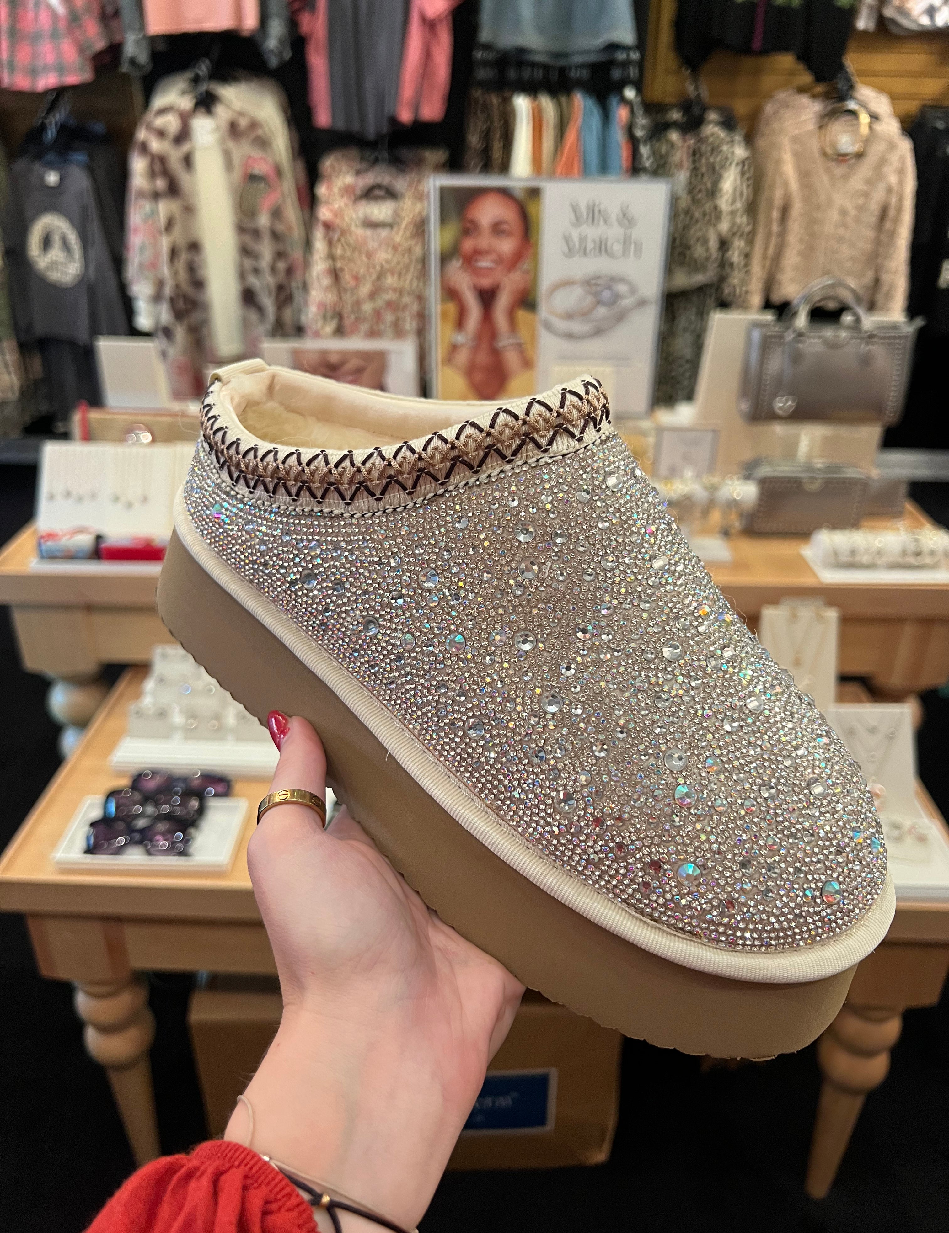 Corky's - Do Not Disturb Rhinestone Shoe