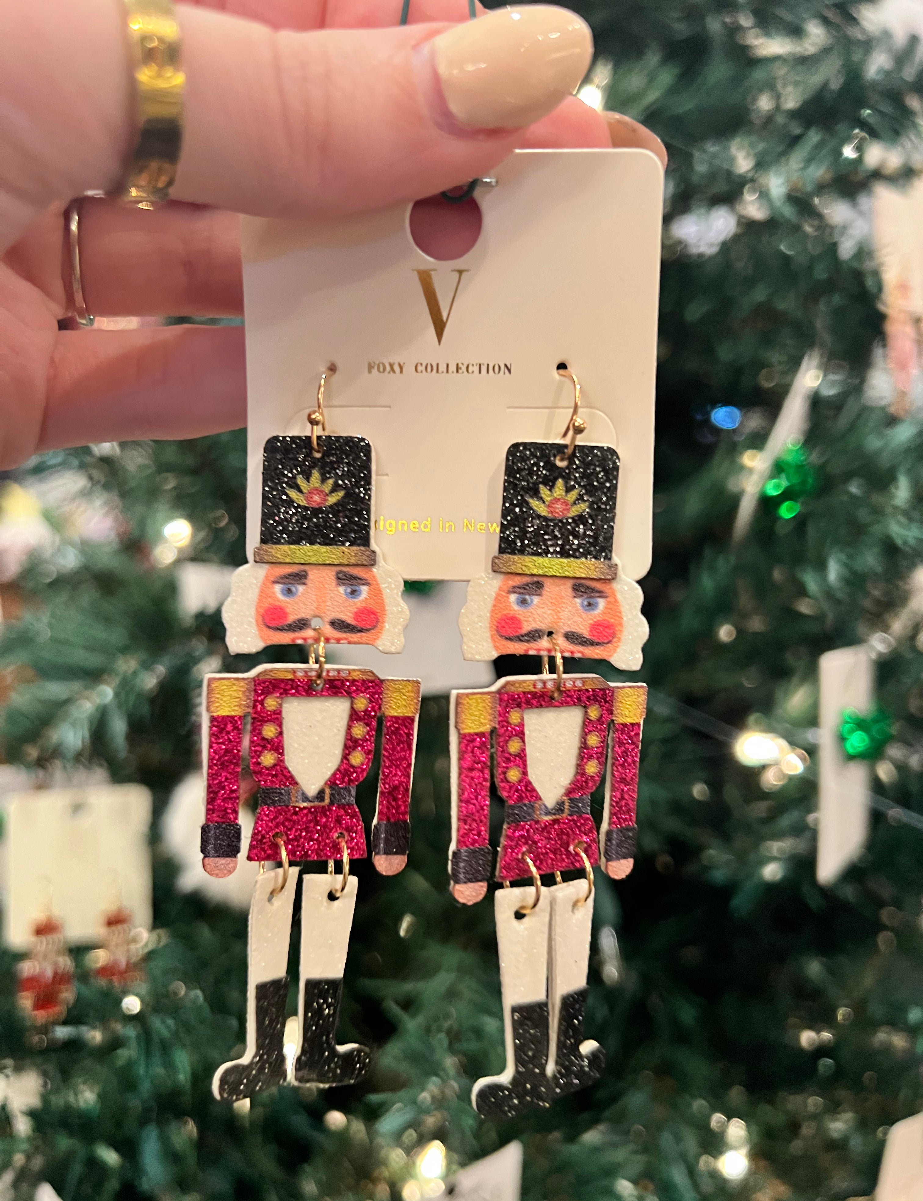 Foam Toy Soldier Earrings