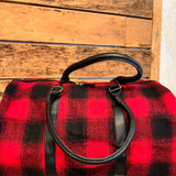 Buffalo Plaid Duffle Bags