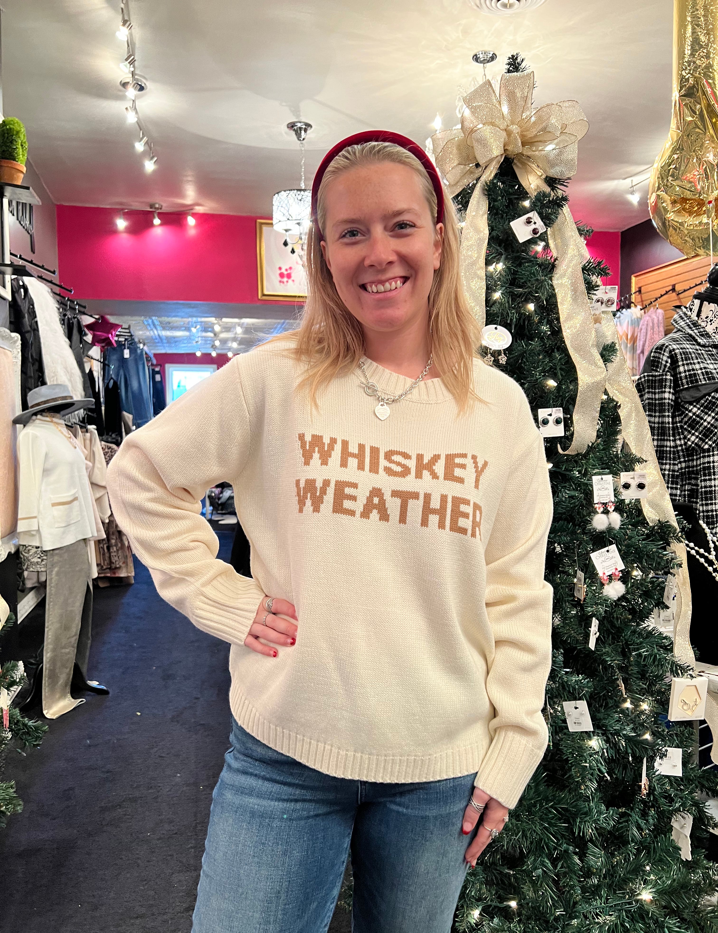 Whiskey Weather Sweater