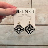 Modern Mosaic Resin Earring