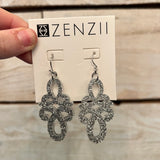 Double Scroll Drop Earring