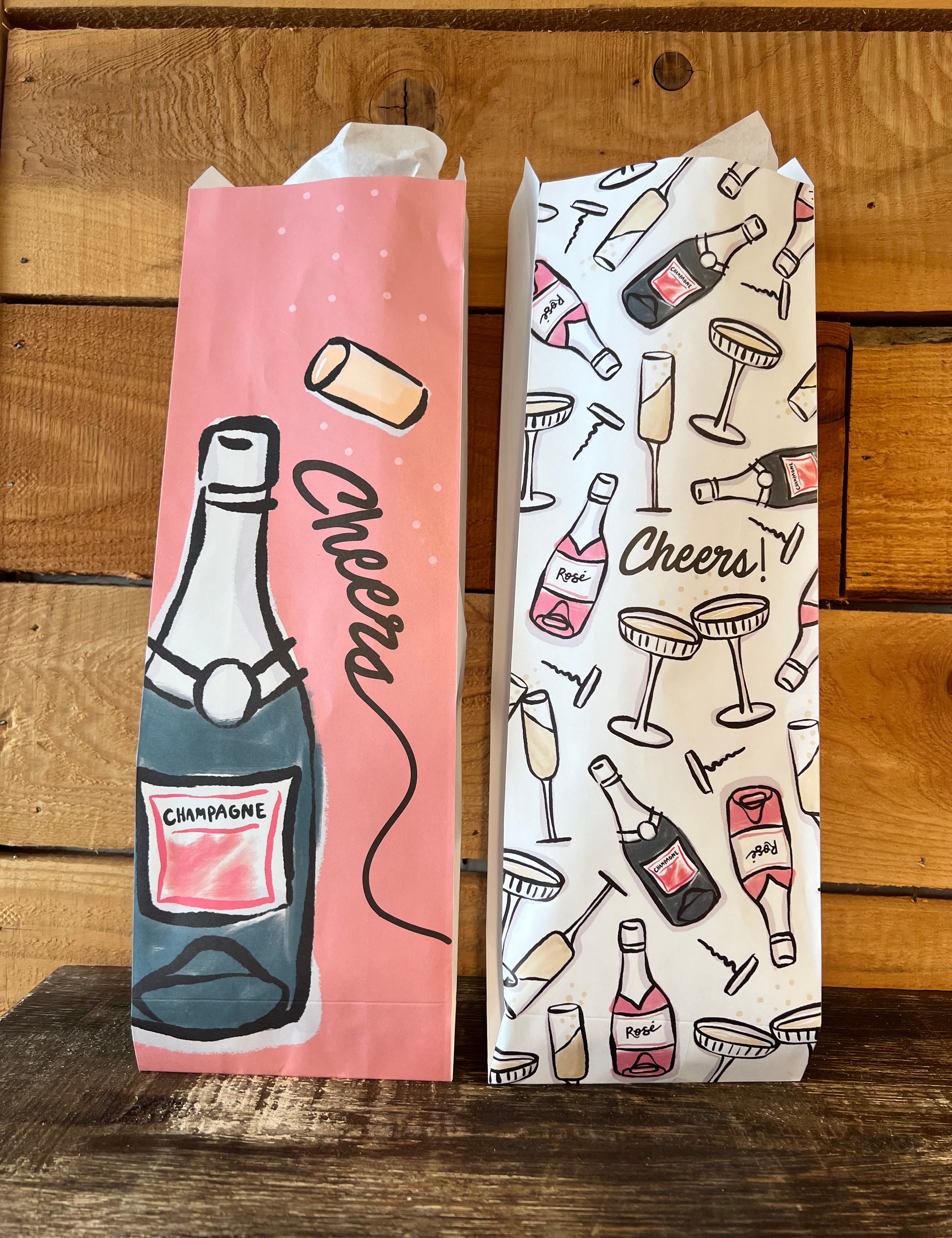 Mudpie - Paper Wine Bag Set