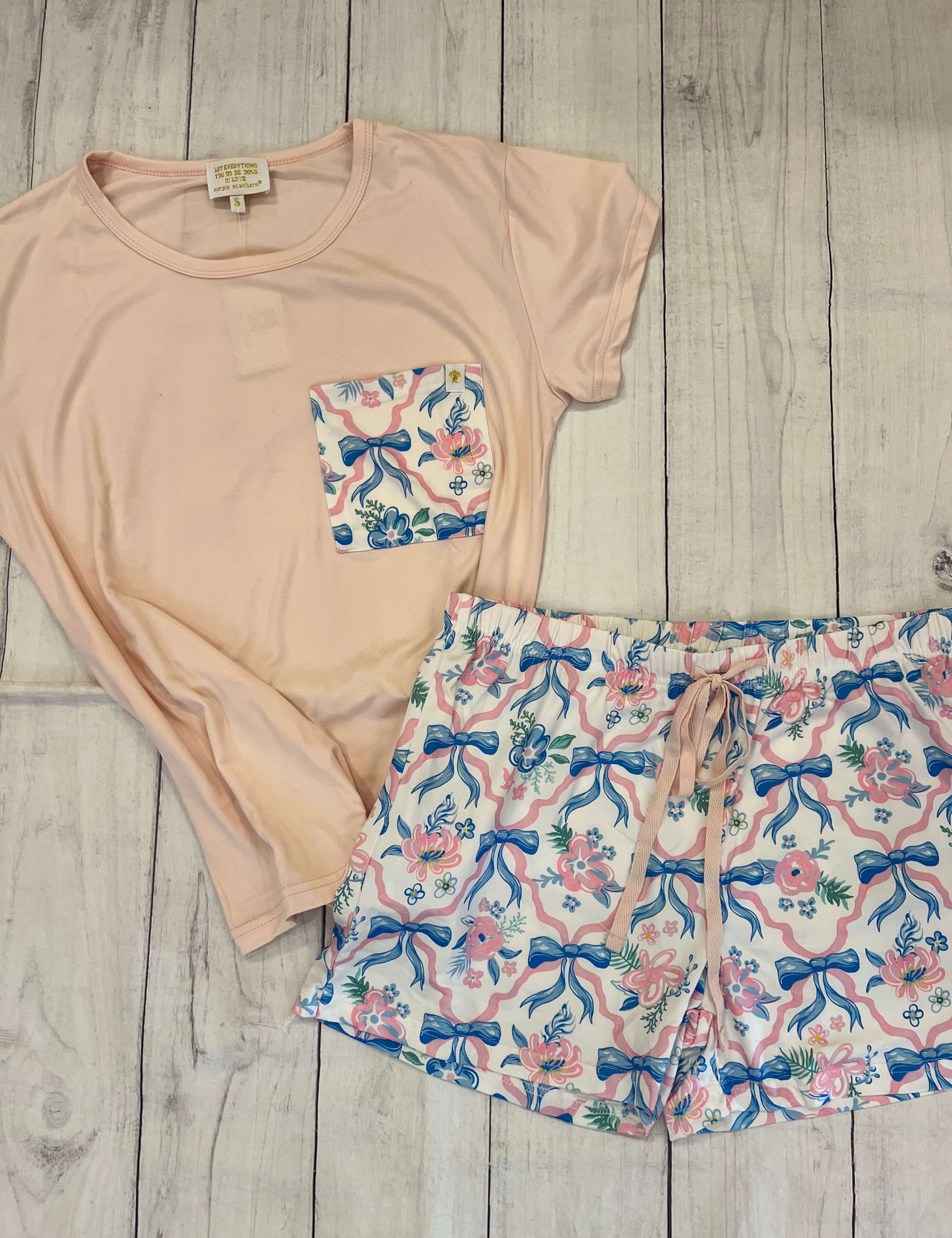 Simply Southern - Bow Pajama Set