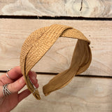 Sunshine Twist Raffia Headband