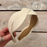 Sunshine Twist Raffia Headband