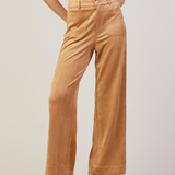 Butterscotch Suede Sailor Pant