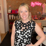 Charlie B - Black Crochet Sleeveless Top