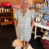 Savannah Stroll Metallic Dress