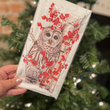 Winter Songbirds Flour Sack Towel