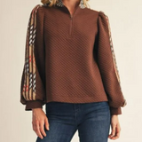 Chic & Cozy Quilted Pullover