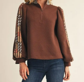 Chic & Cozy Quilted Pullover