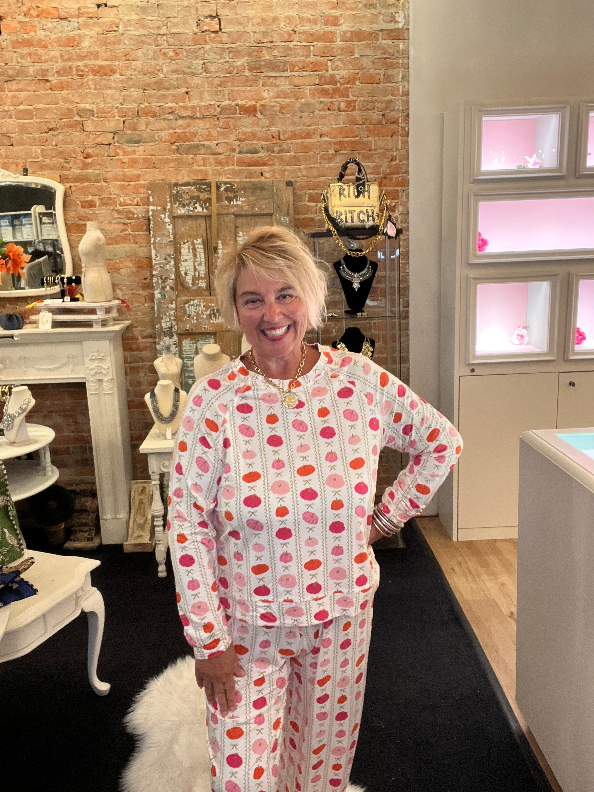 Mary Square Pumpkin Pajamas