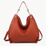 Carly Vegan Studded Hobo