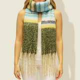 Fuzzy Oversized Fringe Scarf
