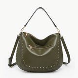 Aurelia Vegan Studded Hobo