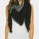 Cozy Plaid Blanket Scarf