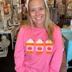 Mary Square Pumpkin Sweatshirt