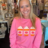 Mary Square Pumpkin Sweatshirt