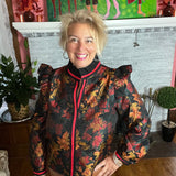 Warm Hues Jacquard Top