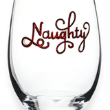 Naughty Stemless Wine Glass