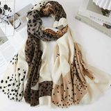 Patchwork Beige Print Wrap Scarf