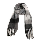 Soft Plaid Long Scarf