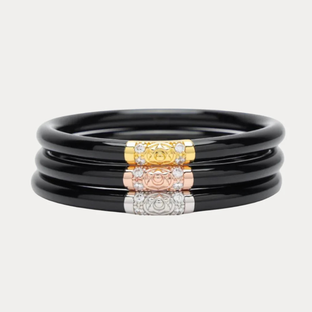 Budha Girl - Black Three Kings All Weather Bangle