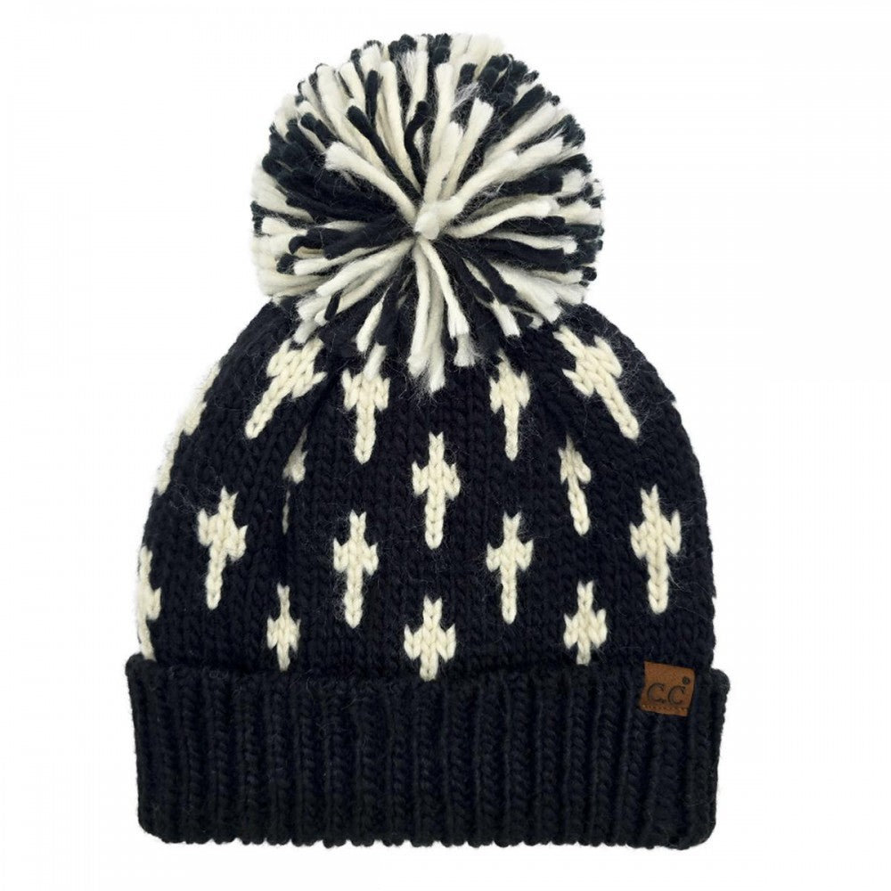 Cross Stitch Yarn Beanie