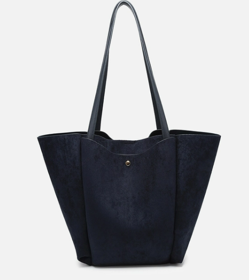 Giselle Faux Suede Cherry Tote w/ Inner Bag