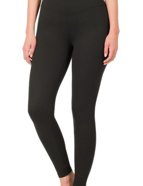 Microfiber Black Leggings