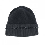 Pearl & Rhinestone Embellished Beanie