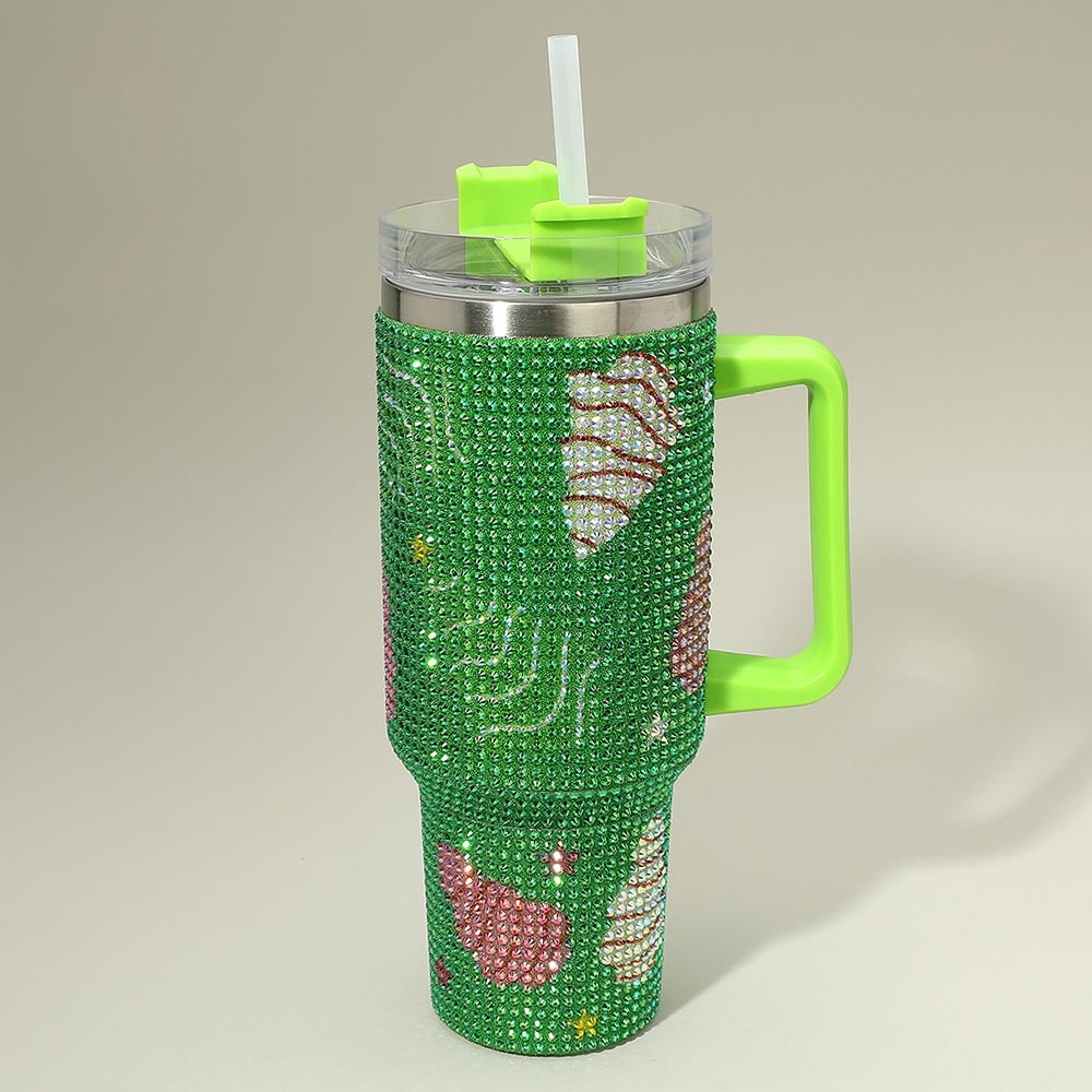 Bling Christmas Trees 40oz Tumbler