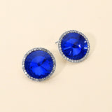 Glass Stone Evening Studs
