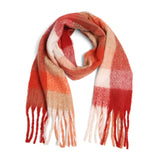Soft Plaid Long Scarf