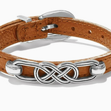 Brighton- Interlok Braid Leather Bracelet