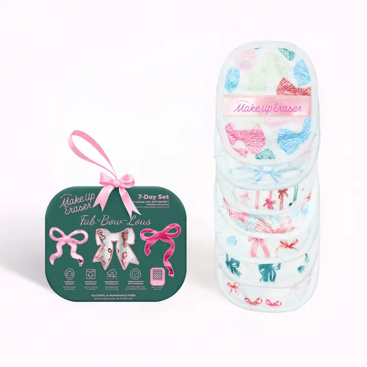 Fab-Bow-Lous 7 Day Makeup Eraser Set